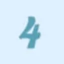 Blue 4 Discord Emoji