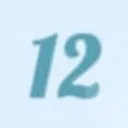 Blue 12 Discord Emoji