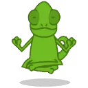FrogMeditate Discord Emoji
