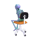 7534skeletonchairspin