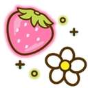strawberry_flower_sparkle Discord emoji