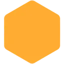 8457orangehexagonshape Discord Emoji