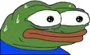 Pepe Sweating Discord Emoji