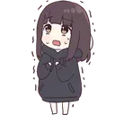 KurumiLookScared