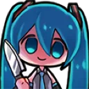 Mikuknife Discord Emoji