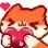 SE_FoxHeart Discord Emoji