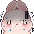 bunnyscaredDNS Discord Emoji