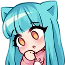 Neko Curious Discord Emoji