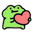 aw_frog_Heart Discord Emoji