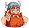 viking_think Discord Emoji
