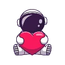 AstroHugHeart Discord Emoji