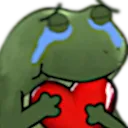 Froge Heart Cry Discord Emoji