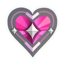 Pink_Heart_Rank_Sticker__1_remov Discord Emoji