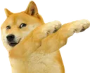 Doge Dab Discord Emoji