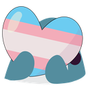 tee_BlobhajCorazonTrans Discord emoji