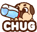 DE_chugchugpug animated emote | Trophy's Paradise