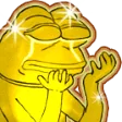 savagefpsPepeGold Discord Emoji