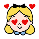 8393_AliceHeartEyes Discord emoji