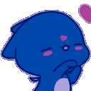 DynoKissBlue Discord Emoji