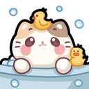 Cat Bath Discord Emoji