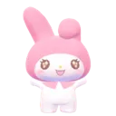 Pink Hellokittyhappy Discord Emoji