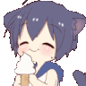 z_anim_007_NekoIceCreamLick animated GIF emoji - Little Daycare 🎃