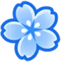 Blue Flower blue_flower Discord Emoji