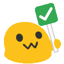 blob_yes_sign Discord Emoji