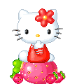 Hello Kitty Strawberry Discord Emoji