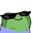 frog_thuglife Discord Emoji