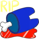 Among Us Dead Discord Emoji
