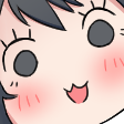 Ayano with wide, circular eyes and a blushing face showing a confused expression.