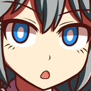 Sakuya Izayoi with wide blue eyes and an open mouth looking confused.
