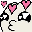 Panda Kiss Discord Emoji