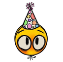 BirthdayHat Discord sticker - Speakeasy