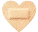 9204orangeheartbandage Discord Emoji