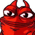 F Pepe Devil Discord Emoji