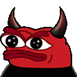 Devil Peepo Headshake Discord Emoji