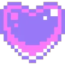 pinkspinningpixelheart