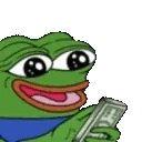 pepe_rich animated GIF emoji - Make Money Online 💸