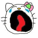 Hello_Kitty_cry Discord Emoji