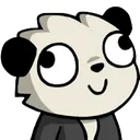 Panda Dazed Discord Emoji