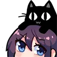 CatOnAnimeGirl