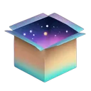 anopenboxwithgalaxygradientandsp