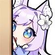 NekoCatGirlPeak Discord Emoji