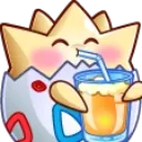togepi_sips_happy Discord Emoji