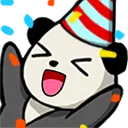 PandaPartyCelebrate Discord Emoji
