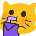 awake_blobcatdrink Discord Emoji