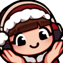 LofiGirlChristmasHat