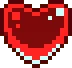 redspinningpixelheart